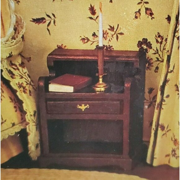 New Chippendale Night Stand Kit Doll Furniture House of Miniatures Sealed 40012 - Picture 2 of 5